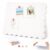 Scalloped Felt Bulletin Board 24×18 in, Thick PET Felt Pin Board, Heat-Pressed Flat, Self-Adhesive Mount, Push Pin Friendly Photo/Card Display for Home, Office, Crafts, Planning, Jewelry (Oatmeal)