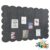 Scalloped Felt Bulletin Board, 48 * 32 Inch Decorative Felt Pin Board for Walls, Memo Board for Photos, Notes, Self-Adhesive Cork Board for Dorm, Office, Bedroom