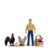 Schleich 81535 Piepmatz Parade Figure Set with Paul and Chickens