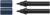 Schneider 040 Paint-It Twinmarker Cartridges (Brush Tip – Brush, Colour-Intensive Water-Based Ink for Use on Paper, > 95% Recycled Plastic) Pack of 2, Black 001
