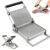 Schnitzel Press Machine Stainless Steel Manual Meat Tenderizer Clamp-On Adjustable Pressure Stable Cutlet Flattener and Patty Maker for Beef Pork Steak Kitchen Gadget Home BBQ Cooking Meal Tool