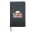 School Librarian Groovy School Library Worker Hardcover Journal, Black