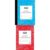 School Smart Skip-A-Line Ruled Composition Book, Grade 2, Blue, 100 Pages Skip-A-Line Ruled Composition Book, Grade 3, Red, Bundle