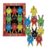 Schylling Stacking Robots – Colorful Wooden Stacking Toy for Kids – 9 pcs. Fun Puzzle for Balancing and Imaginative Play – Ages 3 and Up