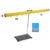 Science Lever Balance with Stand, 50cm Bar, 10 Hook Weights