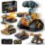 Sciencow Building Toys STEM Robot Kit，5 in 1 Remote & APP Controlled Building Set，DIY Educational Building Blocks Set ，Educational Gift for Boys Girls Age 6 7 8 9 10 11 12 13 14+ Year Old