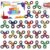 SCIONE 25 Pcs Fidget Spinners Bulk, Mini Fidget Toys for Kids, 2.08″ Spinner Toy Pack for Birthday Party Favors, Classroom Rewards, Goodie Bag Stuffers, Treasure Box Prizes