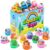 SCIONE 48 Pcs Animals Party Favors, Slow Rising Squishy Toys with Capsules