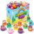 SCIONE 48 Pcs Animal Squishy Toys in Capsules, Animal Party Favors for Kids