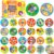 SCIONE 52 Pack Math Classroom Party Favors Fidget Spinner for Kids Birthday, Math Theme Fidget Spinner Bulk for Classroom Rewards, Goodie Bag Stuffers, Number Counting Party Supplies