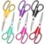 Scissors, 6 Pack 8″ All Purpose Comfort-Grip Sharp Shears for Everyday Use