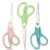 Scissors 8.5 Inch scissors all purpose for Office, Home, Sewing,and Crafts,Soft Comfort-Grip Right/Left Hand 3-Pack, Multicolor