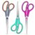 Scissors 8.5 Inch scissors all purpose for Office, Home, Sewing,and Crafts,Soft Comfort-Grip Right/Left Hand 3-Pack, Multicolor
