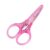 Scissors All Purpose, Ergonomic Handles Designed for Office Crafts,Versatile Metal Shears,Left Right Handed Design,Compact Portable Handheld Scissors for Crafting Scrapbooking Pattern Design (Pink)