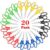 Scissors Bulk Set 20-Pack, Taotree 8″ All Purpose Scissors for School