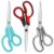 Scissors, Niutop 8″ All Purpose Scissors Heavy Duty Ergonomic Comfort Grip Craft Shears Sharp Scissors for Office Home Household Sewing High/Middle School Students Teacher Art Craft DIY Supplies