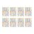 Sclmgo 8 Sheets Alphabet Number Stickers Collection Letters Numbers Symbols Vinyl Decals Waterproof Reusable No Residue and Stick Suitable for Jour, Without @