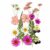 Sclmgo Children Paper Crafting papermaking Glue Bottles Dried Flower Bags Tweezers Metal Whisk Suitable for Children Art Lessons Family Creative, Pale Rose Flowers, Rose