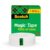 Scotch Magic Tape, Invisible, Home Office Supplies and Back to School Supplies for College and Classrooms, 1 Roll