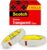 Scotch Transparent Tape, 2 Rolls, 1/2 x 2592 Inches, Classic Glossy-Finish, Boxed (Pack of 12)