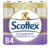 SCOTTEX Cushioned toilet paper (12 packs of 7 rolls) – softness and comfort – ecological – resistant