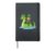 Scottish St Patrick Day Nessie Leprechaun Hardcover Journal, Black