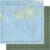 Scrapbook Customs 30896 Virgin Islands National Park Map and Words 12″ x 12″ Double-Sided Cardstock Scrapbook Paper – 1 Sheet