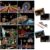 Scratch Art for Adults-City Landmarks Scratch Painting Paper Craft Kit (8 Sheets A4)|DIY Foil Engraving Art Set|Stress Relief Gift for Travel Lovers,Craft Lovers,Home Decor(America/Europe)