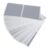 Scratch Off Card Stickers Paper Labels DIY Silver 50pcs