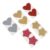 Scratch Off Stickers 200Pcs Scratch Tickets Bright Color Heart Star Design DIY Craft Stickers Baby Shower Wedding Party Fundraising Message Labels