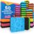 Scribbledo 60 Pack Dry Erase Erasers Assorted Colors Magnetic Whiteboard Erasers for Kids and Students – Smudge Free Small Dry Erase Board Erasers for Classroom Home, School and Office