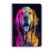Scribesense Spiral Lined Notebook,Double-Wire College Ruled Journal for College Office,5.71x 8.26 in – Golden Retriever Dog Covered in Colorful Paint Splashes