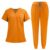 Scrubs for Women Set – Stretch V-Neck Top & Jogger Pant with 5 Pockets