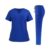 Scrubs for Women Set, V Neck Top & Straight Leg Pants Quick Dry L