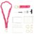 Scrunchie Teacher Lanyard for ID Badges – Wrist Lanyard (HotPink Leopard)