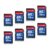 SD Card 32GB, 8-Pack UHS-I Class 10 MLC Flash Memory Cards, High Speed Full HD Video Recording Secure Digital Cards for Camera DSLR Action Cam Camcorder Phone Digital Device