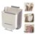 SDYIUXB Collapsible Hanging Trash Can for Kitchen Cabinet, Foldable Waste Bin with Bag Dispenser, Pp TPR Space Saving Wall Mount Garbage Container for Under Sink, Rv, Bathroom, Office (Gray,10L)