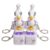 Seagull Mine Sound Button Keychain – Rechargeable Fidget Clicker with Real Sound & LED Light for Adults (4Pcs)