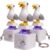 Seagull Mine Sound Button Keychain – Rechargeable Fidget Clicker with Real Sound & LED Light for Adults (3Pcs)