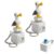 Seagull Mine Sound Button Keychain, Rechargeable Fidget Clicker with Sound & LED Light, Funny Interactive Desk Stress Relief Toy Gifts for AdultsGift for Adults
