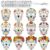 Sealmic 24 Pcs Day of the Dead Mask Craft Kit for Kids Halloween Crafts DIY Coloring Skull Día De Los Muertos Party Favors