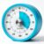 Searon Magnetic Kitchen Timer, 60-Minute Visual Countdown (Blue)