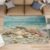Sea Star Shell Ocean Rug 7x10ft Starfish Coral Rug for Living Room Bedroom