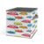 SEBNATAL Cute Owl Funny Owl Pattern Cube Storage Bins with Carry Handles