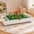 Secsofier 3-in-1 Reversible Kids Activity Table & Toy Organizer with Lego Base & Whiteboard