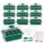 Seed Starter Trays 10 Pack, 12 Cells Each with Humidity Dome Set，Green