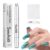 SEEHAA Cat Eye Gel Nail Polish Pen, 7-in-1 One Step Magnetic Gel No Base Top Coat Needed, Light Purple Deep Purple Glassy Jelly with Magnet Ball (16-Emerald Galaxy)