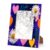 Seekinkin Daisy Heart Shape 4×6 Picture Frame, Art Wood Photo Frame