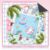 Seenelling Mahjong Mat 31.5″ x 31.5″ Non-Slip Noise Reduction Mahjong Table Mat Multi-Purpose Game Table Cover for Board Poker Dominoes Tile Games(Swimming Pool Animal)