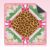 Seenelling Mahjong Mat with Rules Non-Slip Noise Reduction Gaming Mat Multi Purpose Game Table Cover for Mahjong Card Board Tile Games(Leopard Print)
